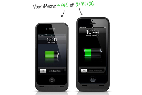 Dagknaller - Batterij Case Voor Iphone 4/4S En 5/5S/5c