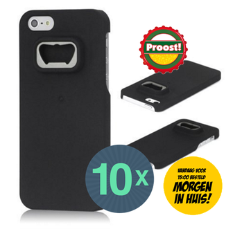 Dagknaller - Biertip! Iphone 5 Handige Bieropener Cover Met Opener - 10 Stuks! Dagknaller - Biertip! Iphone 5 Handige Bieropener Cover Met Opener - 10 Stuks!