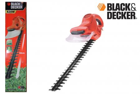 Dagknaller - Black & Decker 420Watt Heggenschaar (52Cm) Gt110q)