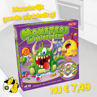 Dagknaller - Bordspel Monsters In De Keuken