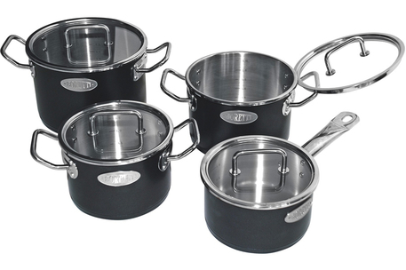 Dagknaller - Boretti Pentola Quatro Pannenset (4-Delig) Dagknaller - Boretti Pentola Quatro Pannenset (4-Delig)