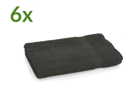 Dagknaller - Capetown Gastendoek Zwart 30X50cm (6 Stuks) Dagknaller - Capetown Gastendoek Zwart 30X50cm (6 Stuks)