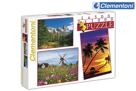 Dagknaller - Clementoni 3-Delig Puzzelpakket (08102) Dagknaller - Clementoni 3-Delig Puzzelpakket (08102)