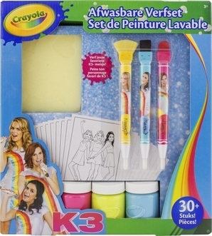 Dagknaller - Crayola K3 Deluxe Verfset Dagknaller - Crayola K3 Deluxe Verfset