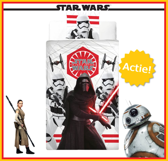 Dagknaller - Dekbed Star Wars Force Awakens - Eenpersoons Dagknaller - Dekbed Star Wars Force Awakens - Eenpersoons
