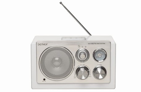 Dagknaller - Denver Tafelradio (Trm-530) Wit Dagknaller - Denver Tafelradio (Trm-530) Wit
