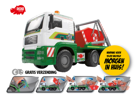 Dagknaller - Dickie Toys Air Pump Containertransport - 48 Cm Dagknaller - Dickie Toys Air Pump Containertransport - 48 Cm