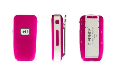 Dagknaller - Difrnce Mp791 - Mp3 Speler - 2 Gb - Roze