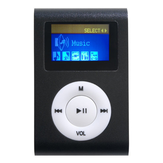 Dagknaller - Difrnce Mp855 - Mp3 -Speler - 2 Gb - Zwart