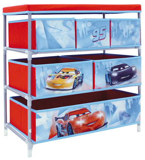 Dagknaller - Disney Cars 6-Delige Opbergkast Dagknaller - Disney Cars 6-Delige Opbergkast