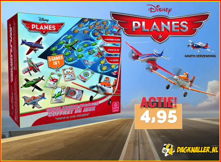 Dagknaller - Disney Planes Geschenkset - 3 In 1 Dagknaller - Disney Planes Geschenkset - 3 In 1