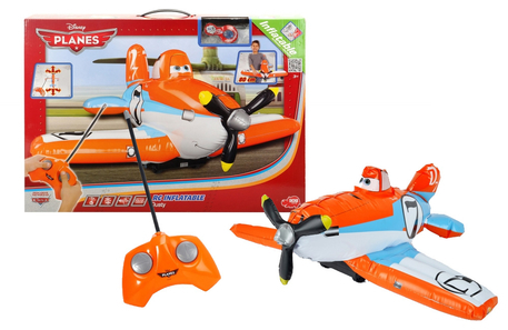 Dagknaller - Disney Planes Opblaasbaar Rc Vliegtuig - Dusty