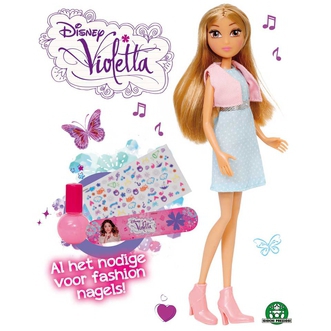 Dagknaller - Disney Violetta Tienerpop Met Nagelstickers