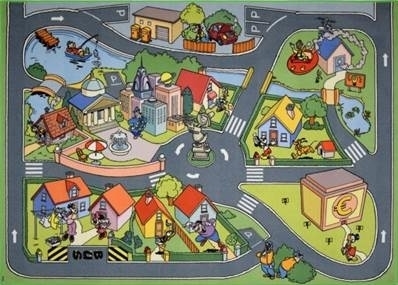 Dagknaller - Donald Duck Speelkleed Duckstad - 133 X 95 Cm (Gratis Verzending) Dagknaller - Donald Duck Speelkleed Duckstad - 133 X 95 Cm (Gratis Verzending)