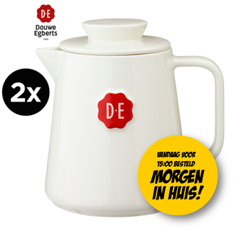 Dagknaller - Douwe Egberts Puur Koffiepot - 2 Stuks