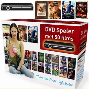 Dagknaller - Dvd Speler Met 50 Films Voor Een Stuntprijs! Dagknaller - Dvd Speler Met 50 Films Voor Een Stuntprijs!