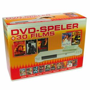 Dagknaller - Dvd-speler + 30 Films