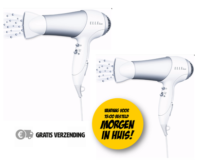 Dagknaller - Elle - Elite Haardroger Hde 40 Dagknaller - Elle - Elite Haardroger Hde 40