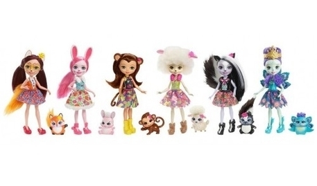 Dagknaller - Enchantimals 6-Pack Poppencollectie Dagknaller - Enchantimals 6-Pack Poppencollectie