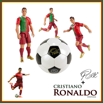 Dagknaller - Fc Elite Cristiano Ronaldo Figuur + Pele Voetbal Dagknaller - Fc Elite Cristiano Ronaldo Figuur + Pele Voetbal