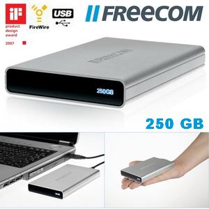 Dagknaller - Freecom Mobile Drive Pro 250Gb Usb & Firewire Dagknaller - Freecom Mobile Drive Pro 250Gb Usb & Firewire