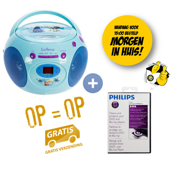Dagknaller - Frozen Radio + Gratis Philips Lens Reiniger!