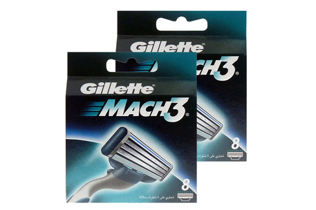 Dagknaller - Gillette Mach3 Scheermesjes (16 Stuks)