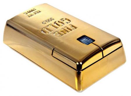 Dagknaller - Gold Billion Goudstaaf Usb Muis Dagknaller - Gold Billion Goudstaaf Usb Muis