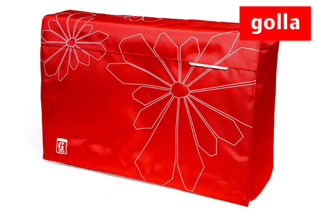 Dagknaller - Golla 16 Inch Notebook Tas Rood (G867) Dagknaller - Golla 16 Inch Notebook Tas Rood (G867)