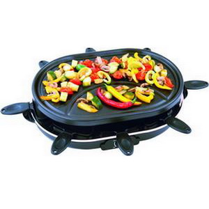 Dagknaller - Grilplaat Gourmet Set Voor 8 Personen Dagknaller - Grilplaat Gourmet Set Voor 8 Personen