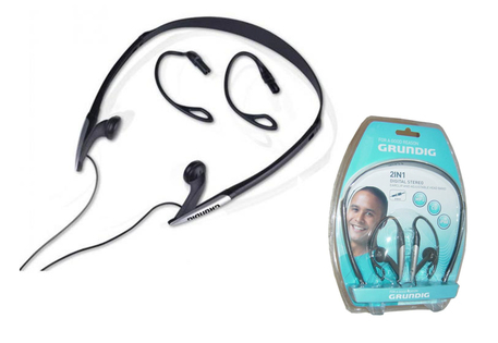 Dagknaller - Grundig 2-In-1 Sport Headset Dagknaller - Grundig 2-In-1 Sport Headset