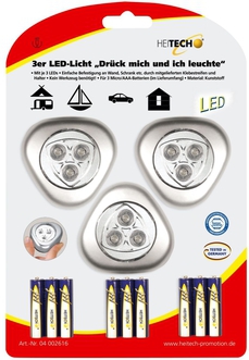 Dagknaller - Heitech Led-Set 3 Stuks Dagknaller - Heitech Led-Set 3 Stuks