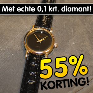 Dagknaller - Horloge Met Diamant