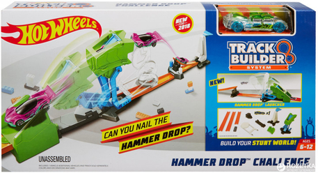 Dagknaller - Hot Wheels Track Builder Hammer Drop Challenge (Gratis Verzending)