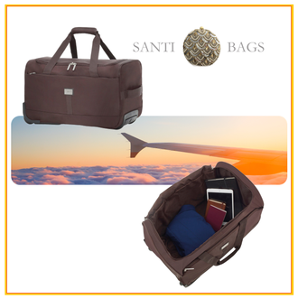 Dagknaller - I Santi Exclusive Travel Bag Met Wieltjes Dagknaller - I Santi Exclusive Travel Bag Met Wieltjes