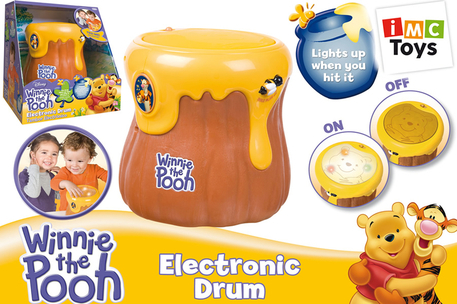 Dagknaller - Imc Toys Winnie De Poeh Elektronische Drum Dagknaller - Imc Toys Winnie De Poeh Elektronische Drum
