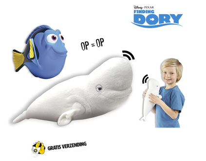 Dagknaller - Interactieve Knuffel - Disney Finding Dory Speelt Verstoppertje!