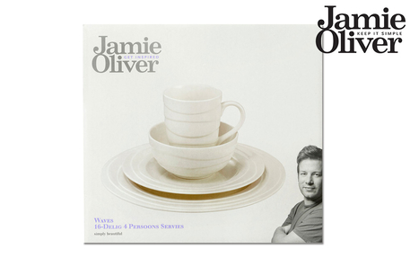 Dagknaller - Jamie Oliver 16-Delige Dinerset Waves