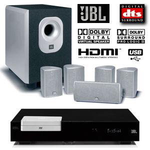 Dagknaller - Jbl 5.1 Dts Hdmi Home Cinema Set Met Actieve Subwoofer