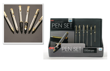 Dagknaller - Jml Luxe Pennen Set (6-Delig)