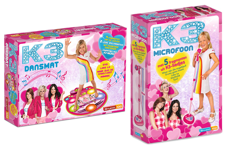 Dagknaller - K3 Duo Pack: Dansmat + Microfoon! Dagknaller - K3 Duo Pack: Dansmat + Microfoon!