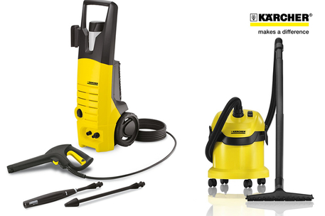 Dagknaller - Karcher Hogedrukreiniger Met Nat- Droogzuiger (2 In 1 Actiepakket!) Dagknaller - Karcher Hogedrukreiniger Met Nat- Droogzuiger (2 In 1 Actiepakket!)