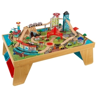 Dagknaller - Kidkraft Aero City Train Tafel