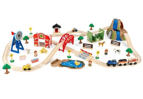 Dagknaller - Kidkraft Houten Boerderij Treinset Dagknaller - Kidkraft Houten Boerderij Treinset