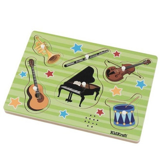 Dagknaller - Kidkraft Puzzel Met Geluid: Instrumenten Dagknaller - Kidkraft Puzzel Met Geluid: Instrumenten
