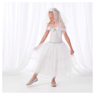 Dagknaller - KidkraftâS White Rose Trouwjurk