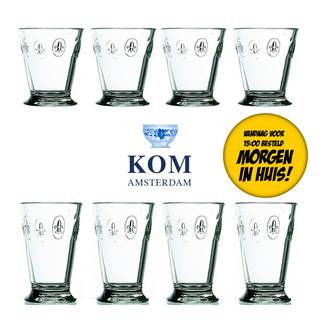 Dagknaller - Kom Amsterdam Bistrot Set Van 8 Glazen Dagknaller - Kom Amsterdam Bistrot Set Van 8 Glazen