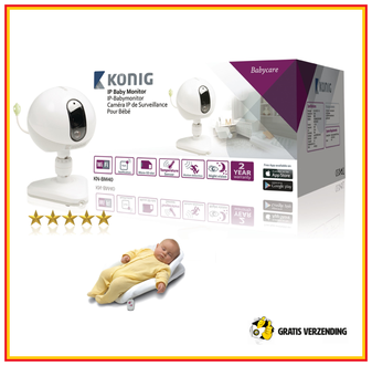 Dagknaller - Konig Ip Babymonitor Kn-Bm40 Dagknaller - Konig Ip Babymonitor Kn-Bm40