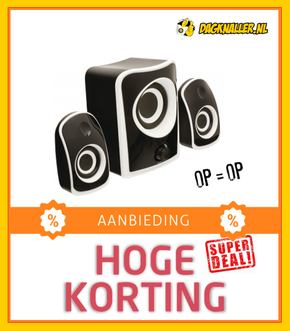 Dagknaller - Konig Retro Design 2.1 Luidsprekerset - Zwart Dagknaller - Konig Retro Design 2.1 Luidsprekerset - Zwart