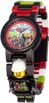 Dagknaller - Lego City Horloge - Brandweerman (Gratis Verzending)